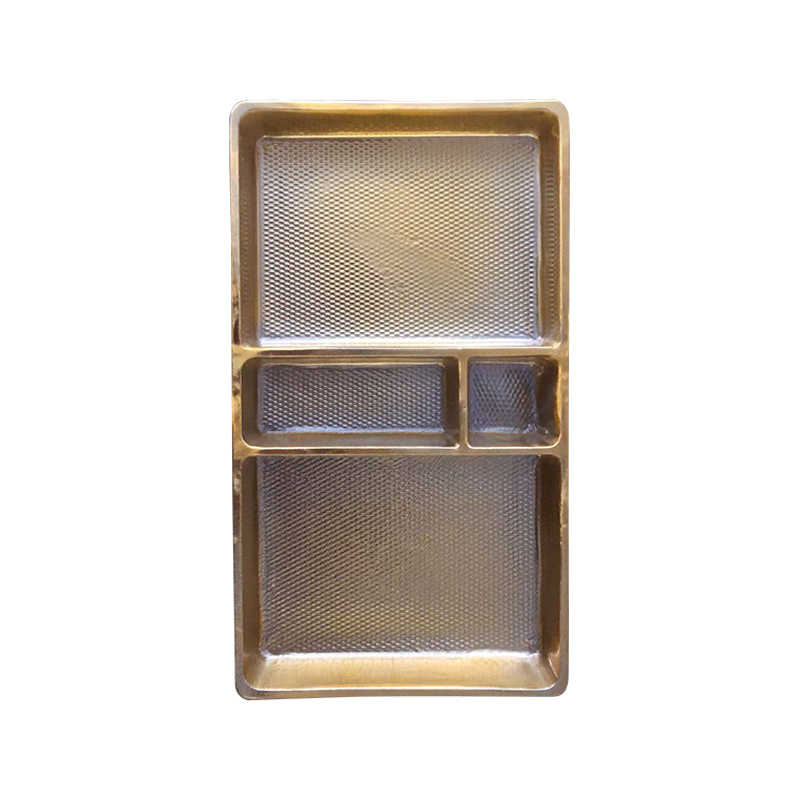 Tek kullanımlık yarı şeffaf şeker paketleme tepsisi