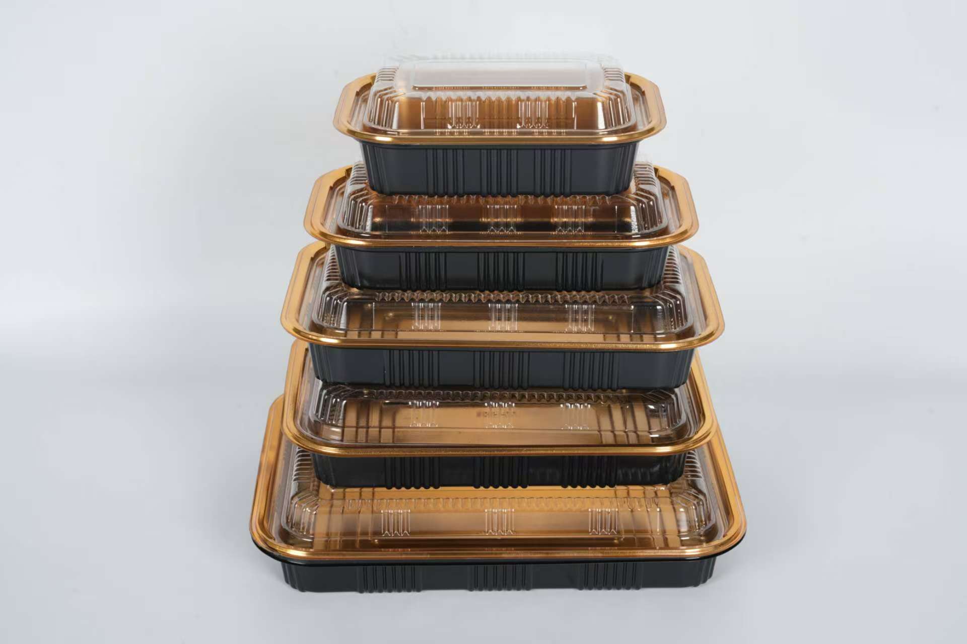 Tek kullanımlık plastik PP malzeme suşi yiyecek tepsisi Kutusu 